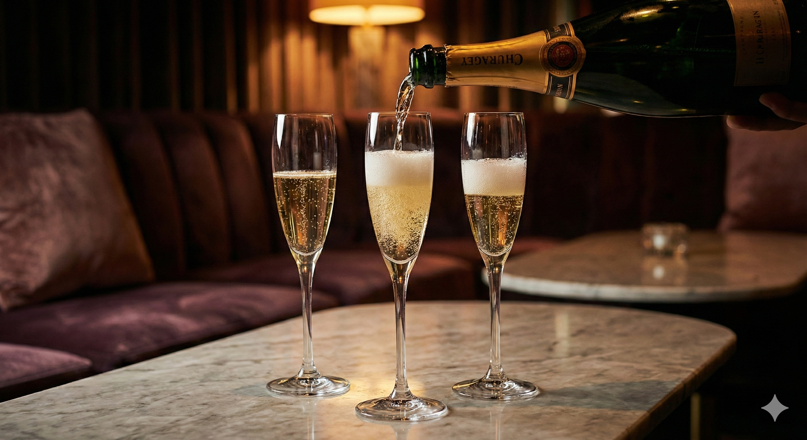 강남호빠 블랙홀에서의 럭셔리한 샴페인 파티 순간